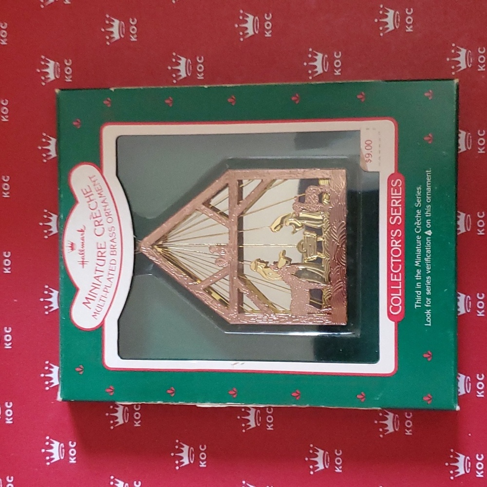 1987 Miniature Crèche Collector's Series 3rd in series Navivity